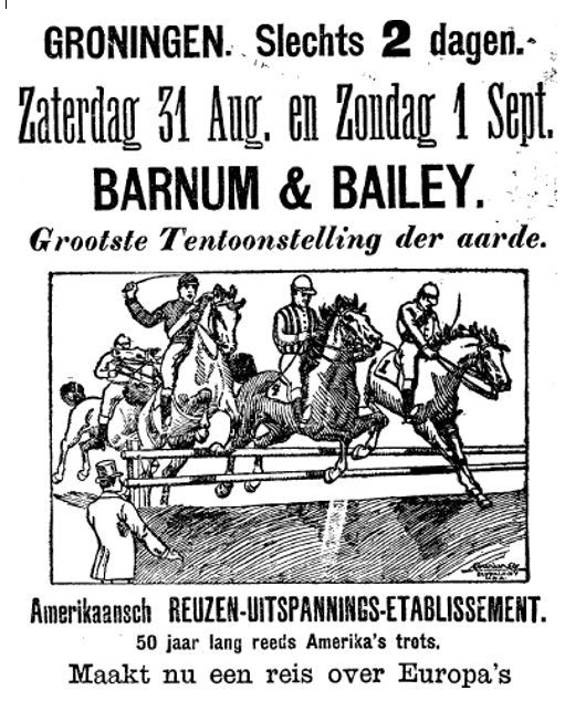 Thumbnail for the post titled: ‘De optocht van Barnum en Bayly’